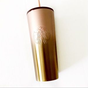 STARBUCKS Rare Rose Gold Ombré Tumbler 2020 24 Oz.